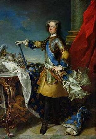 Jean Baptiste van Loo Portrait of King Louis XV oil painting picture
